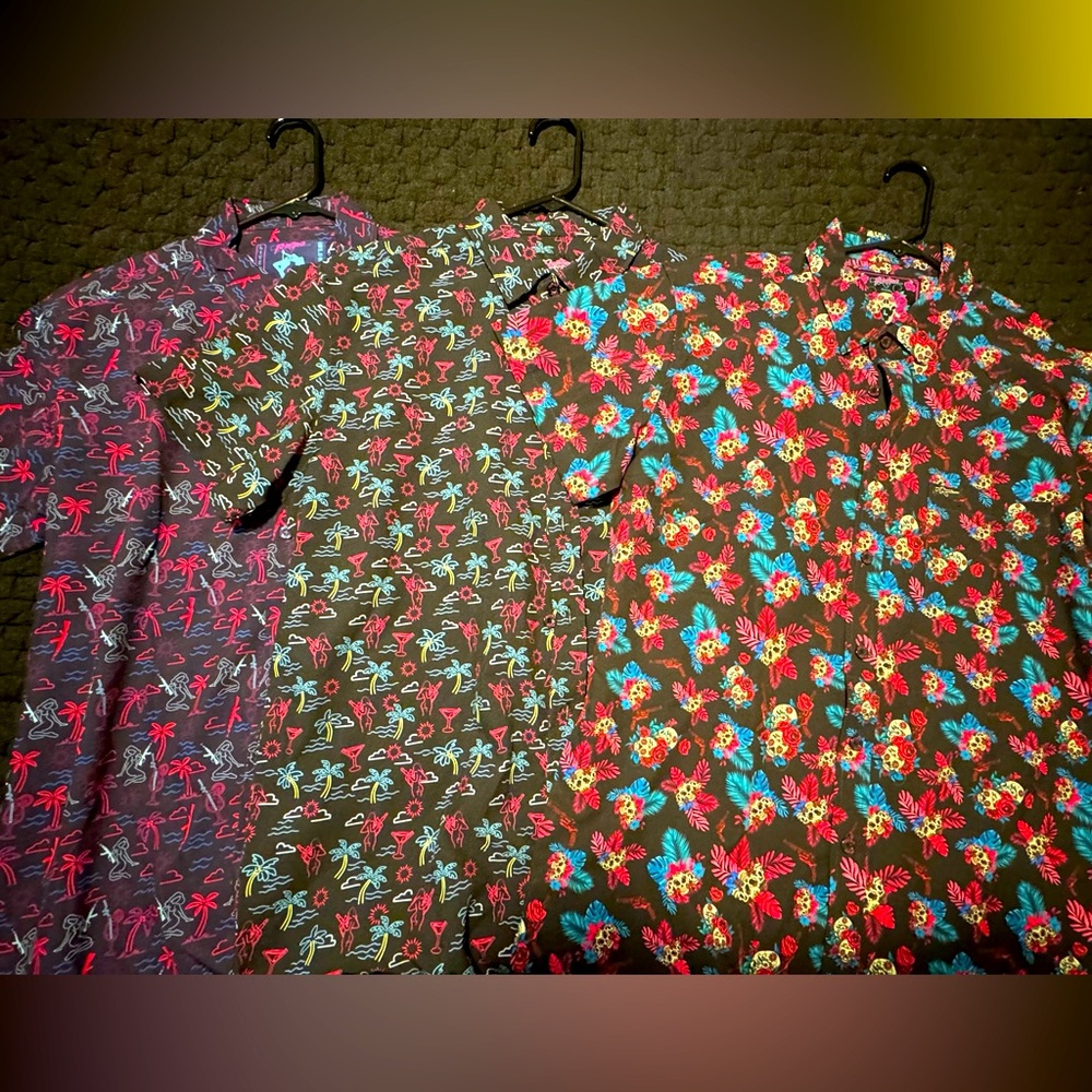 Retro Rifle Men’s Shirts - Large (sold together)
